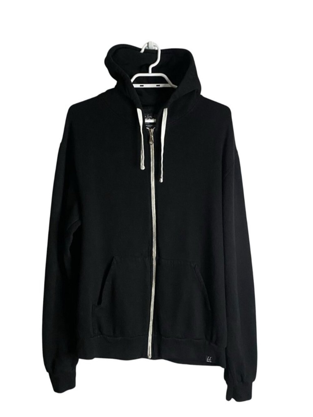 Local Laundry Black Health Care Bamboo Graphic Zip Up Hoodie